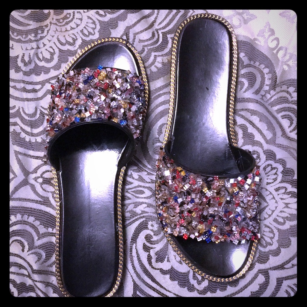 Prima slippers embellished
